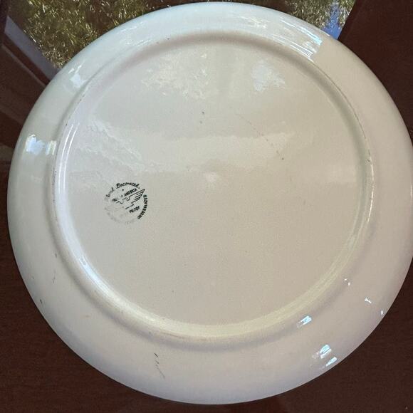 Vintage Marcrest Swiss Alpine Round Platter 10" Mid-Century Modern - Picture 3 of 10